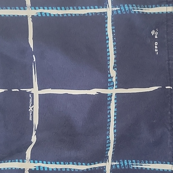 💲1️⃣ ZeroXposur Swim Trunks Board Shorts Youth Large 14/16 Blue Plaid - Picture 3 of 13